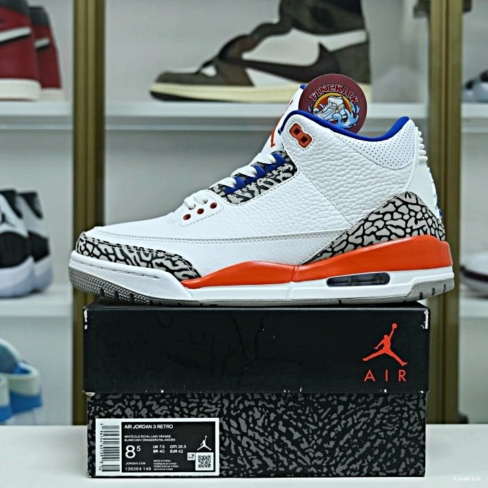 RETRO JORDAN AIR 3 'KNICKS' 0819